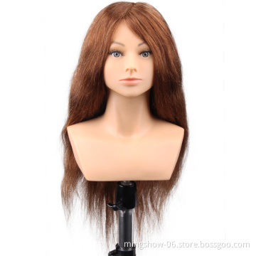 full hair density cosmetology mannequin head for beauty school